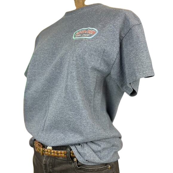 RON JON SURF SHOP Mens T-Shirt (M) Heather Blue Beach Island New Jersey Soft - Picture 5 of 7